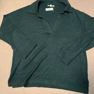 Long sleeve polo tee